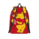 Axyaa Kids Backpack - Winnie The Pooh Theme for School and Outdoor Essentials