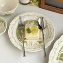 Ceramic Dessert Plates Set by Axyaa: Stylish Tableware for Afternoon Tea and Desserts