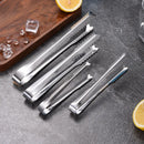 Axyaa Mini Sugar Ice Cube Clip BBQ Tongs - Stainless Steel Kitchen Utensil