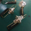 Axyaa LED Wall Light 3000K Glass Gold Black Metal Sconce Art Deco