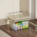 Axyaa Medicine Storage Box: Large-Capacity First Aid Kit in Various Colors
