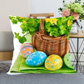 Axyaa Satin Fabric Easter Pillow Case Set for Wedding and Home Decor