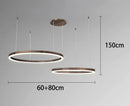 Axyaa Living Room Chandeliers: Modern LED Ceiling Hanging Lights for Indoor Lighting