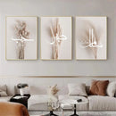 Islamic Arabic Calligraphy Canvas Print by Axyaa - Love Sabr Salam Quote Wall Art