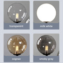Axyaa Glass Bubble Pendant Light for Kitchen Island Chandelier & Dining Room