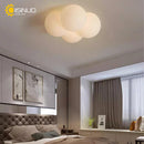 Axyaa Minimalist Flush Mount Ceiling Lamp with E27 Bulb Holder for Home, Hotel, Bedroom