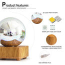 Axyaa 3D LED Cube Nightlight: Christmas Romantic Atmosphere Desk Lamp