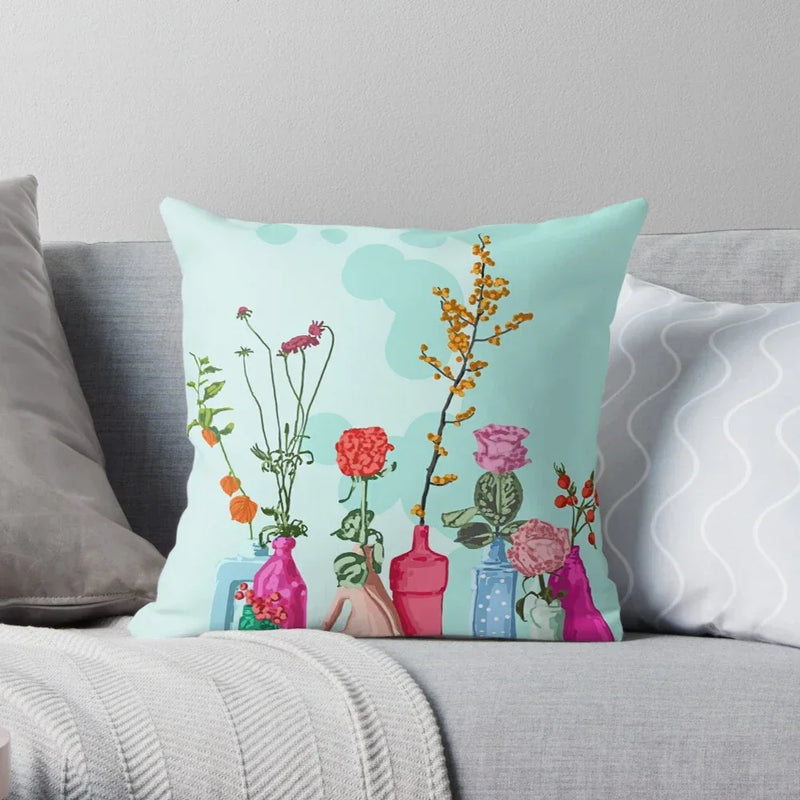 Axyaa Bohemian Country Print Decorative Pillowcase for Home Decor