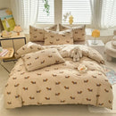 Axyaa Floral Cotton Duvet Cover Sets in Single/Queen/King Sizes