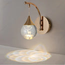 Axyaa Crystal Ball Wall Lamp: Elegant LED Decorative Lighting for Home Décor