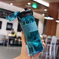 Axyaa 500ml Sports Water Bottle with Tea Filter - Portable, Leak-proof, Transparent Cup