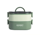 Axyaa Kids Bento Box Set - Leakproof Food Container for School, Travel, Picnic