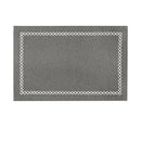 Axyaa Burlap Geometric Placemats: Rustic Heat Resistant Farmhouse Table Mats