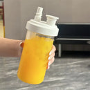 Axyaa Bubble Tea Portable Straw Cup -  Large Capacity, Heat Resistant Transparent Bottle