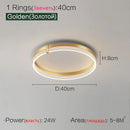Axyaa Nordic LED Ceiling Lamp: Modern, Creative, and Atmospheric Lighting