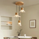 Axyaa Glass Pendant Chandelier for Home Living Decor