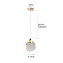 Axyaa Modern Crystal Chandeliers LED Pendant Lamp Dining Room Bedroom Kitchen