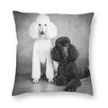 Pink Convertible Pillowcase White Poodle Sofa Cushion Cover Axyaa Home Decor
