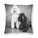 Pink Convertible Pillowcase White Poodle Sofa Cushion Cover Axyaa Home Decor