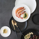 Axyaa Nordic Style Ceramic Steak Plate, Matte Western Food Tableware, Scratch Resistant