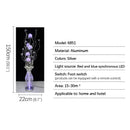 Axyaa Nordic Blue Floor Lamp: Modern LED Decorative Light for Living Room