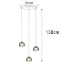 Axyaa Modern Staircase Chandeliers LED Pendant Lights for Living Room