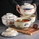 Axyaa Ceramic Soup & Ramen Bowl Set - Restaurant Tableware