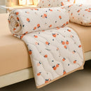 Axyaa Floral Print Quilted Comforter for Bed - Soft & Breathable Single/Double Size