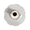 Axyaa Flower PU Table Placemat Set Kitchen Mat Grey Cream Green