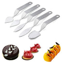 Axyaa Feather Leaves Chocolate Cake Knife Cutter - Baking Decoration & Kitchen Accessory