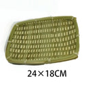 Bamboo Woven Basket Tray Set by Axyaa