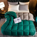 Axyaa Winter Down Comforter - Double/Single Size Warm Quilted Bedding
