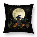 Axyaa Psychedelic Moon Butterfly Pillow Covers for Bedroom and Living Room 45x45cm