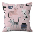 Axyaa Geometric Letters Print Sofa Cushion Cover Home Decor Party Bedding