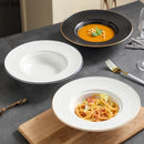 Axyaa Ceramic Straw Hat Salad Plate for Stylish Dining Experience