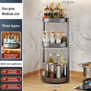 Axyaa Rotating Seasoning Storage Organizer Shelf