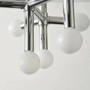 Axyaa Glass Ball Pendant Light for Luxury Living Room, LED Chandelier Fixtures