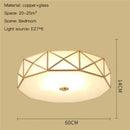 Axyaa Copper Ceiling Chandelier E27 Lighting for Living Room Bedroom Kitchen