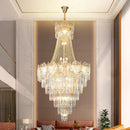 Axyaa Duplex Crystal Chandelier for Livingroom, Hotel, and Villa