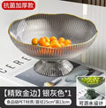 Axyaa Light Luxury Fruit Plate for Living Room Tea Table Snacks and Candy Organization