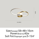Axyaa Modern LED Chandelier with Remote Control for Home Lighting Decor