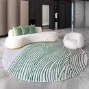 Axyaa Plush Round Rug for Bedroom & Living Room - Soft, Fluffy, Modern Style