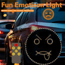 Axyaa LED Emoticon Car Sign Light with Remote Control Switch, 4 Modes