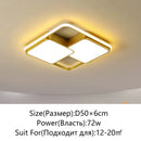 Axyaa LED Ceiling Light: Modern Minimalist Bedroom Chandelier for Living Room, Children's Room