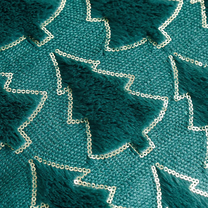 Christmas Tree Pillow Cover 45x45cm by Axyaa: Winter Living Room Décor