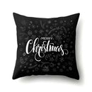 Axyaa Christmas Santa Claus Print Pillow Cover 45X45CM