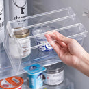 Axyaa Fridge Organizer Rack Shelf Separator Storage Stand Space Saver Kitchen Accessory
