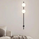 Axyaa Glass Wall Lamp - Nordic Modern Design, Minimalist Style for Bedroom and Living Room