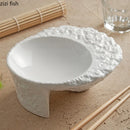 Axya Rock Texture Ceramic Dinner Plate Set