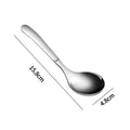 Axyaa Stainless Steel Soup Spoon - Thicken Deep Round Rice Scoop